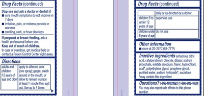 Back Label (Mucinex Instasoothe Back Label)
